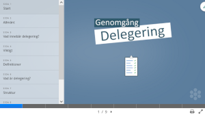 Presentation Delegering