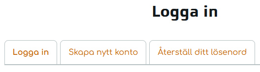 Återställ lösenord