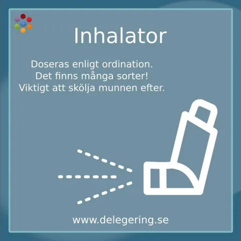 Bild med information om inhalator